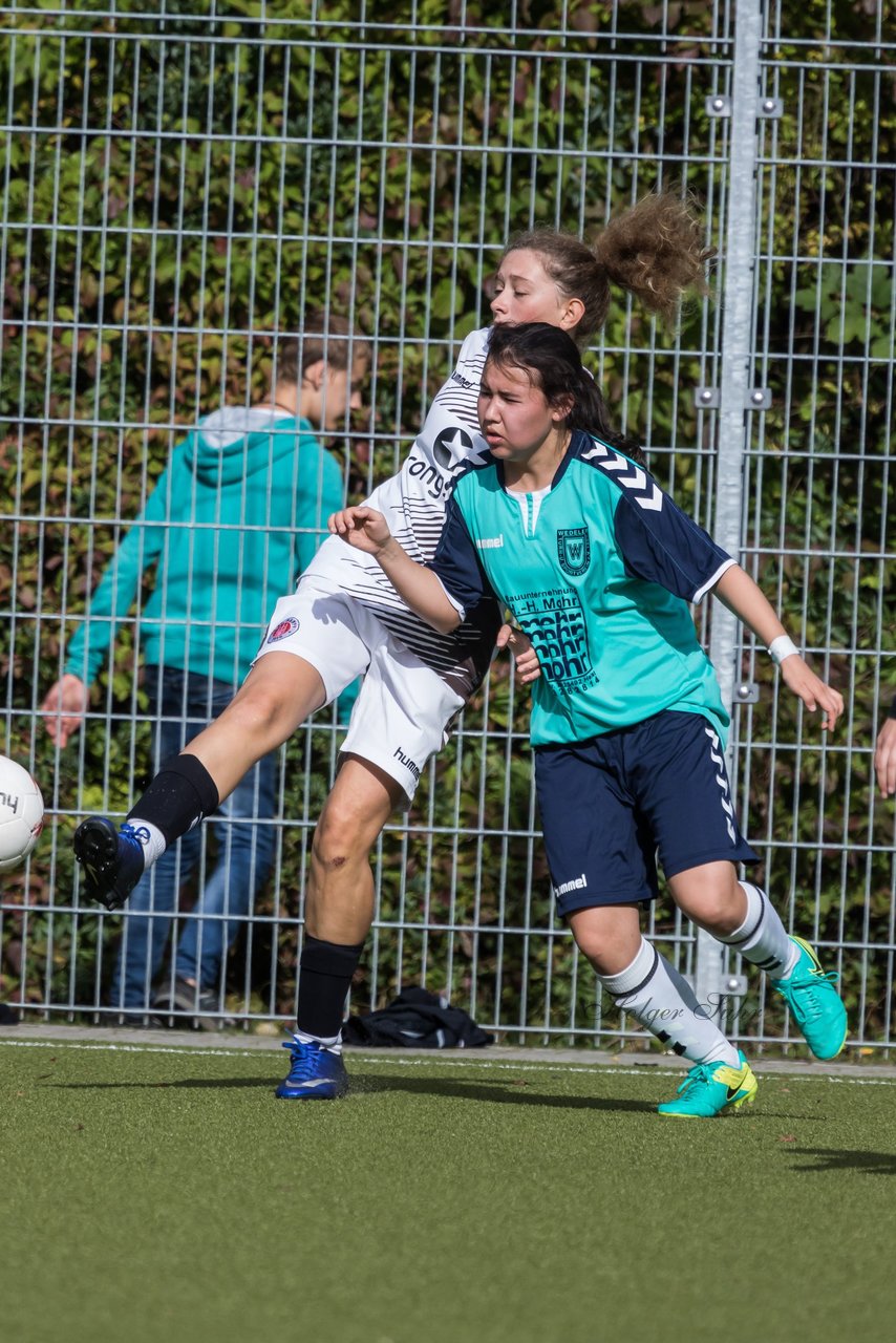 Bild 162 - B-Juniorinnen Wedel - St. Pauli : Ergebnis: 1:2